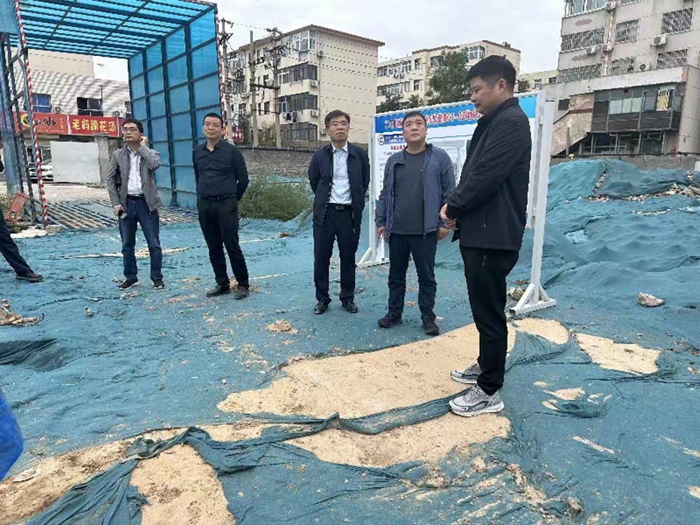 开云（中国）负责人汪洋到孙八砦城中村改造项目调研项目建设工作